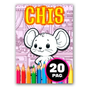 Chis, el ratón – Libro para colorear
