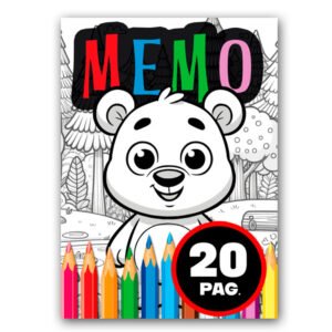 Oso Memo - Libro para colorear