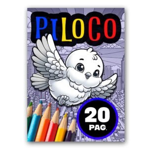 Colorear - Piloco el pajarito