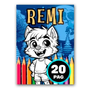 Colorear - Remi el lobison