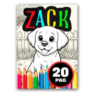 Colorear - Zack, el perrito