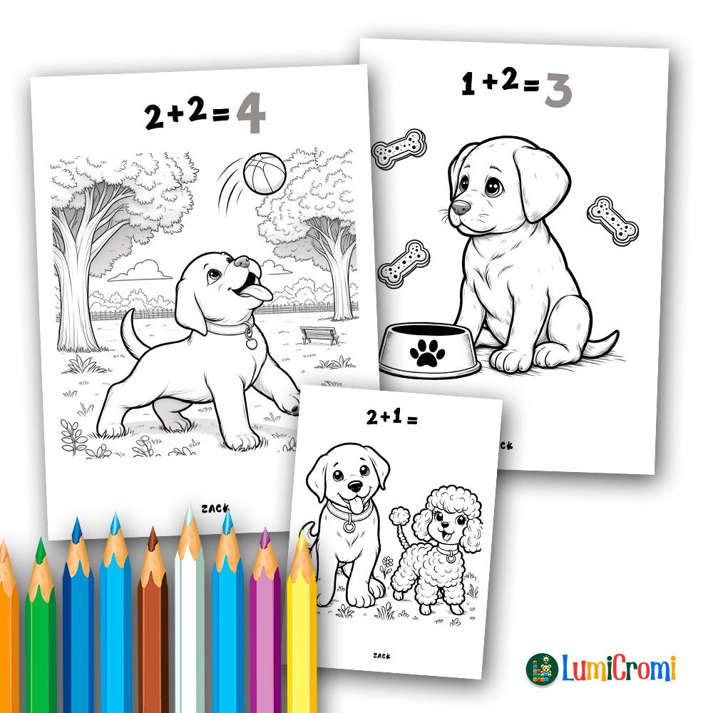 Colorear - Zack, el perrito