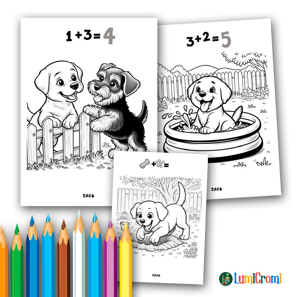 Colorear - Zack, el perrito