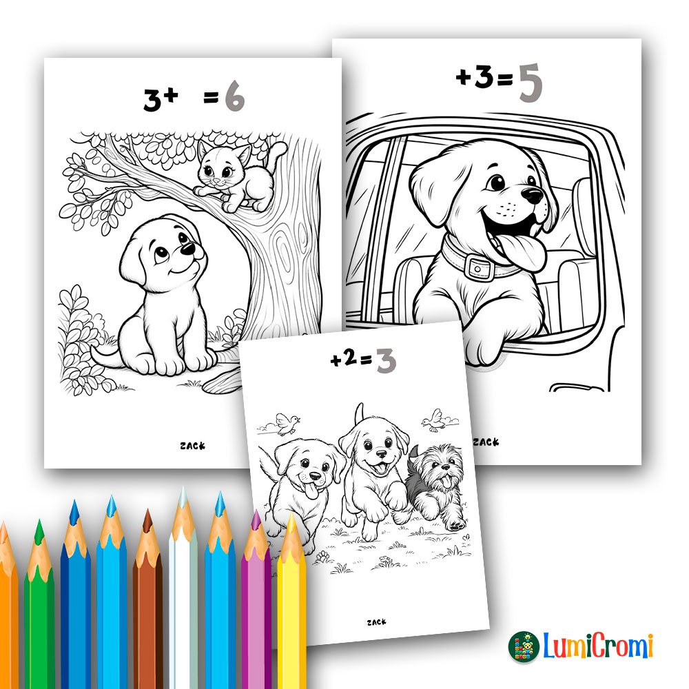 Colorear - Zack, el perrito